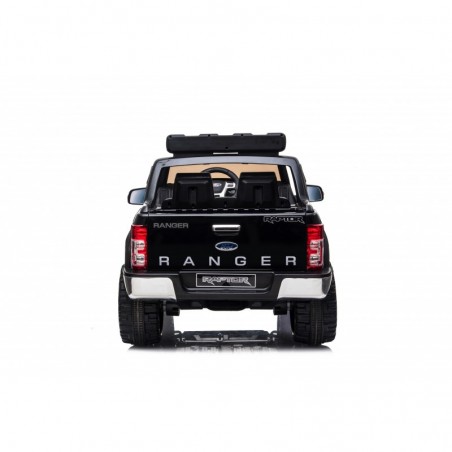 Auto Elettrica per Bambini 2 posti Ford Ranger Raptor Police 12 Volt Ruote in Gomma Sedile in Pelle porte apribili e telecomando