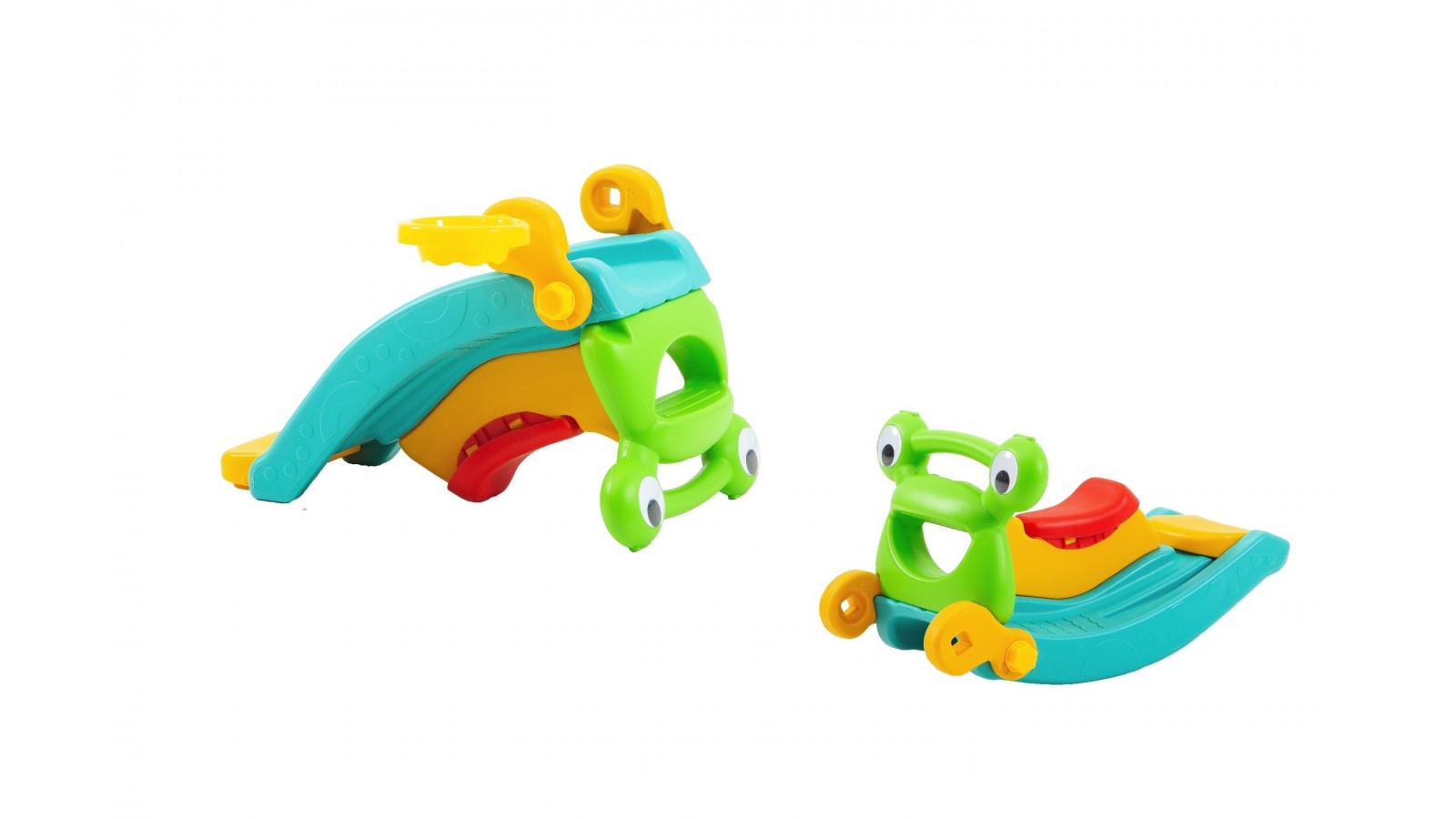 Scivolo per Bambini Cavallo a Dondolo Multifunzione in 1 H50 x L83 x L48