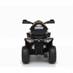 Quad Elettrico Per Bambini Racer verde con luci suoni Mp3 bauletto marcia avanti indietro e accellelratore