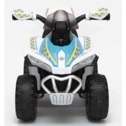 Quad Elettrico Per Bambini Racer Sport con luci suoni Mp3  bauletto marcia avanti indietro e accellelratore