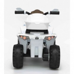 Quad Elettrico Per Bambini Racer Sport con luci suoni Mp3  bauletto marcia avanti indietro e accellelratore