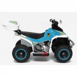 Quad Elettrico Per Bambini Racer Sport con luci suoni Mp3  bauletto marcia avanti indietro e accellelratore