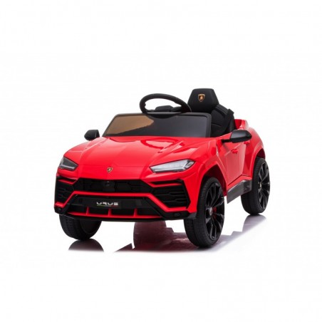 Auto Macchina Elettrica per Bambini 12V Lamborghini URUS Rossa con Telecomando Porte apribili Led e suoni Mp3