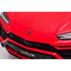 Auto Macchina Elettrica per Bambini 12V Lamborghini URUS Rossa con Telecomando Porte apribili Led e suoni Mp3