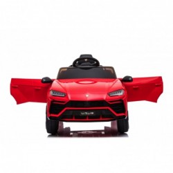 Auto Macchina Elettrica per Bambini 12V Lamborghini URUS Rossa con Telecomando Porte apribili Led e suoni Mp3