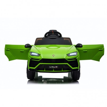 Auto Macchina Elettrica per Bambini 12V Lamborghini URUS Verde con Telecomando Porte apribili Led e suoni Mp3