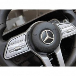 Auto Macchina Elettrica per Bambini 12V Mercedes CLS 350 AMG Rossa con Sedile in Pelle Telecomando 2.4 GHz Porte Apribili e MP3