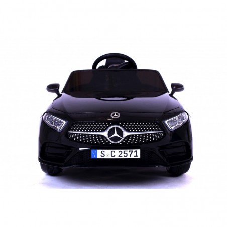 Auto Macchina Elettrica per Bambini 12V Mercedes CLS 350 AMG con Sedile in Pelle Telecomando 2.4 GHz Porte Apribili e MP3