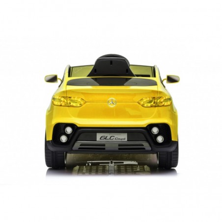 Auto Macchina Elettrica per Bambini 12V Mercedes GLC Coupè Concept con telecomando Gialla
