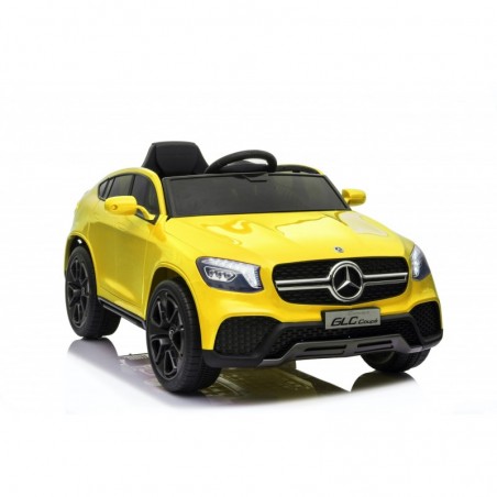 Auto Macchina Elettrica per Bambini 12V Mercedes GLC Coupè Concept con telecomando Gialla