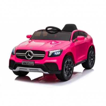 Auto Macchina Elettrica per Bambini 12V Mercedes GLC Coupè Concept con telecomando Rosa