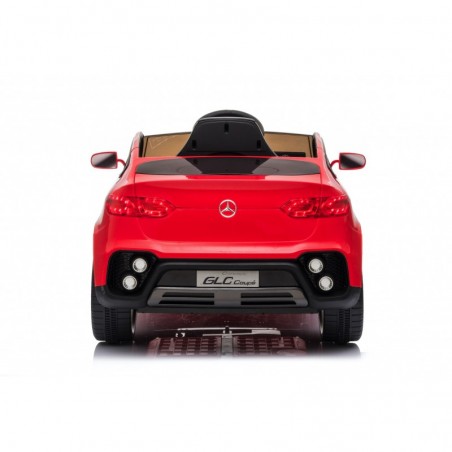 Auto Macchina Elettrica per Bambini 12V Mercedes GLC Coupè Concept con telecomando Rossa