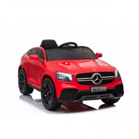 Auto Macchina Elettrica per Bambini 12V Mercedes GLC Coupè Concept con telecomando Rossa