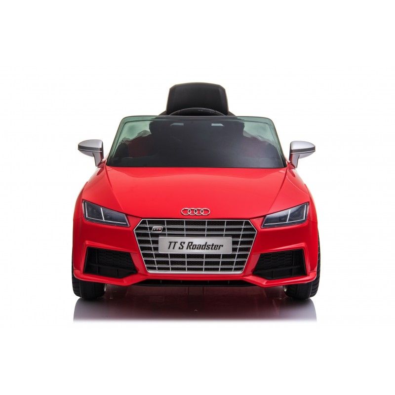 Auto Macchina Elettrica per Bambini 12V Audi TT S RoadSter Sedile Pelle con Telecomando Rossa Auto Macchina Elettrica per Bambini 12V Audi TT S RoadSter Sedile Pelle con Telecomando Rossa
