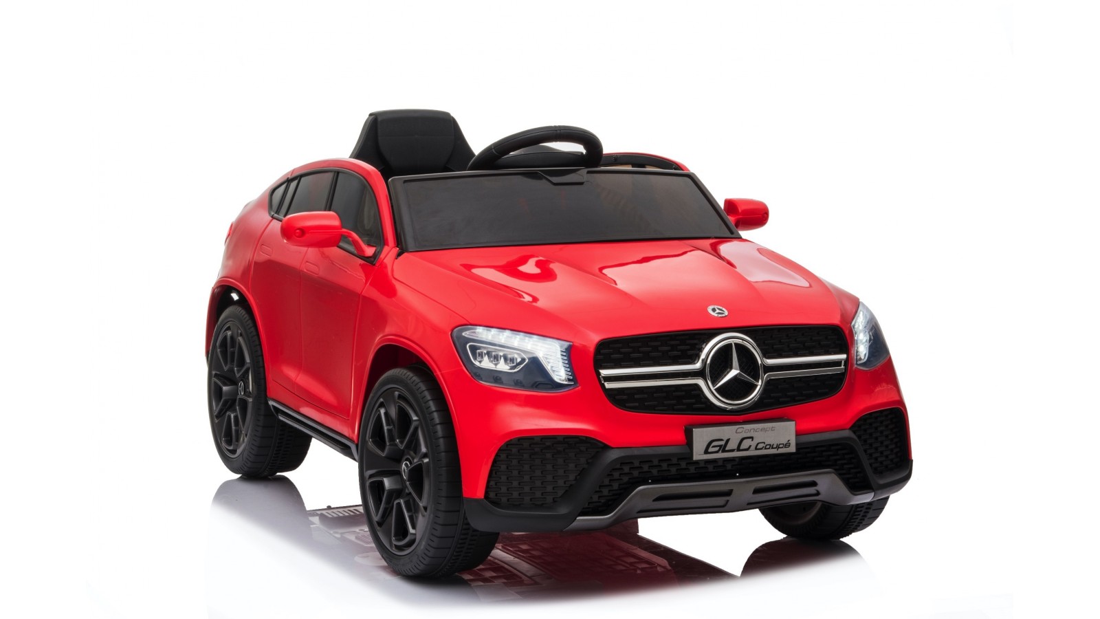 Auto Macchina Elettrica per Bambini 12V Mercedes-Bens Concept GLC Coupé con telecomando Rossa