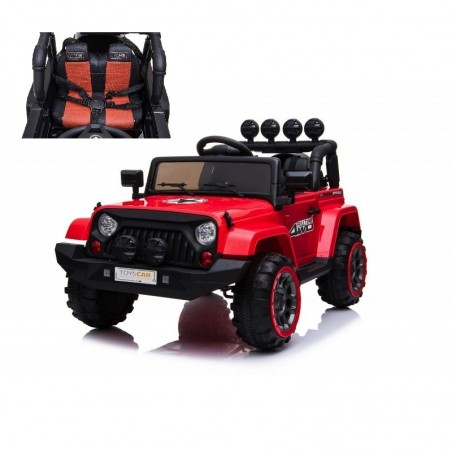 Auto Macchina Elettrica per Bambini Fuoristrada Adventure 12V MP3 Led con Telecomando Full Optional Sedili in Pelle