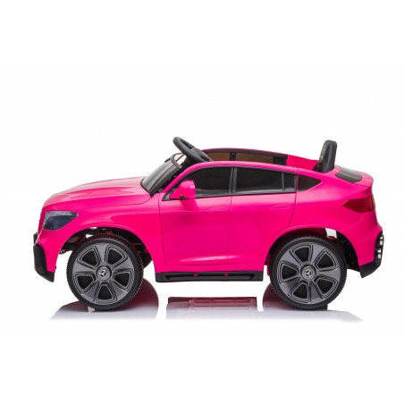 Auto Macchina Elettrica per Bambini 12V Mercedes GLC Coupè con telecomando Rosa