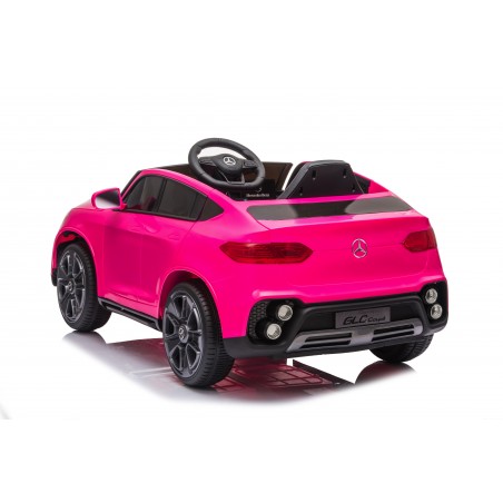 Auto Macchina Elettrica per Bambini 12V Mercedes GLC Coupè con telecomando Rosa