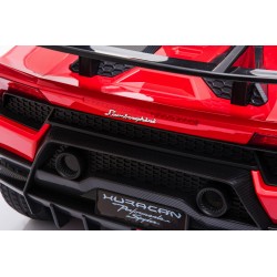 Auto Macchina Elettrica per Bambini 12V Lamborghini Huracán Rossa con Telecomando Porte apribili Led e suoni Mp3