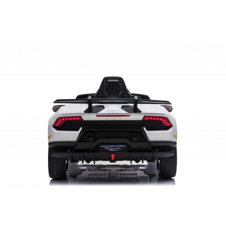 Auto Macchina Elettrica per Bambini 12V Huracán Bianca con Telecomando Porte apribili Led e suoni Mp3