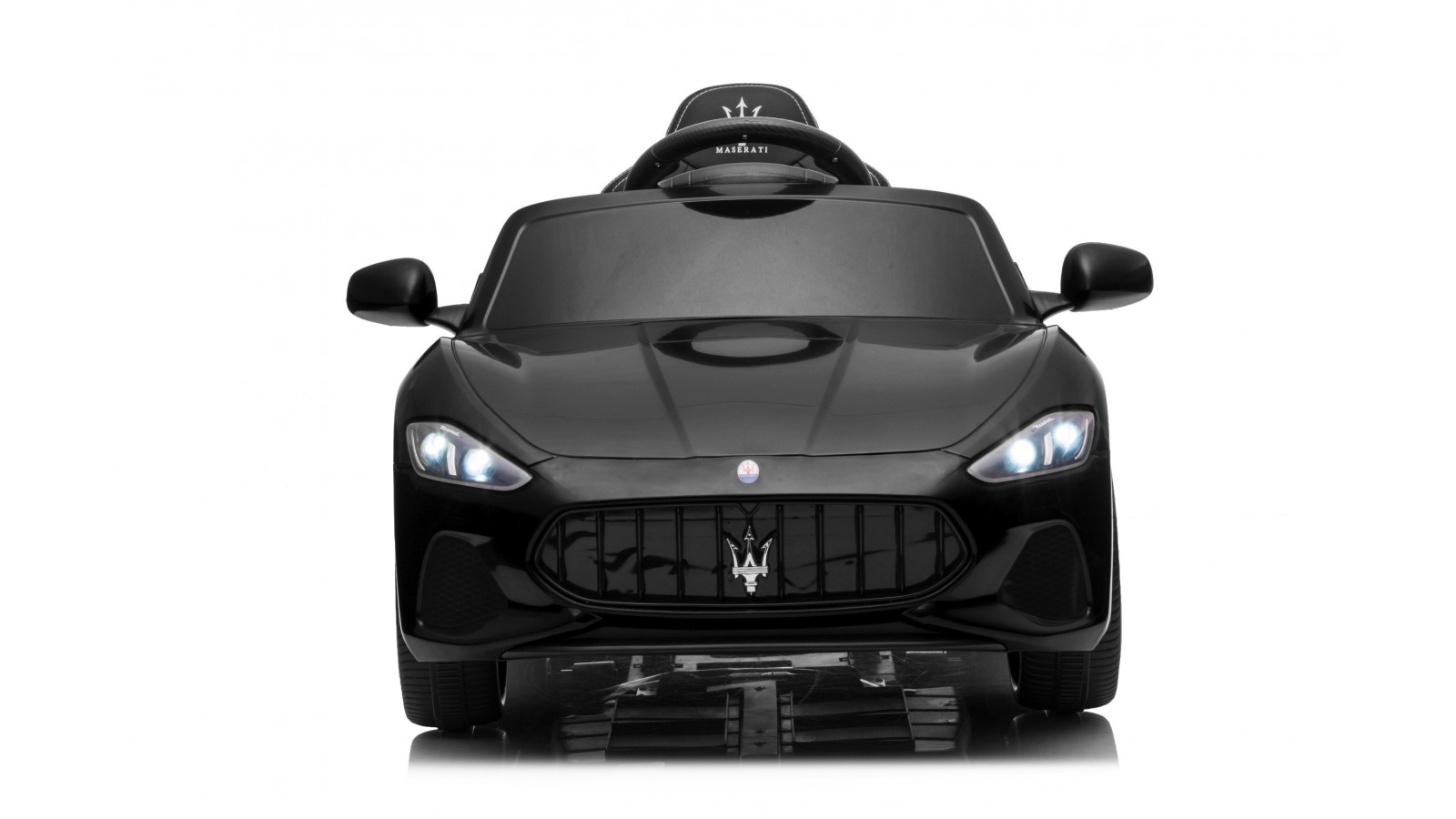 Auto Macchina Elettrica per Bambini 12V Maserati GranCabrio con sedile in pelle Telecomando Porte apribili Led e suoni Mp3