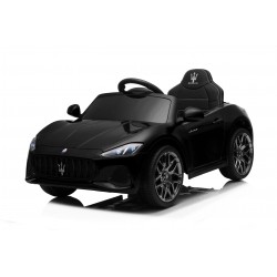 Auto Macchina Elettrica per Bambini 12V Maserati GranCabrio con sedile in pelle Telecomando Porte apribili Led e suoni Mp3