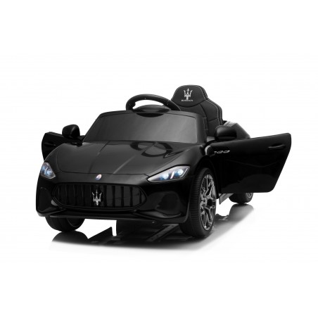 Auto Macchina Elettrica per Bambini 12V Maserati GranCabrio con sedile in pelle Telecomando Porte apribili Led e suoni Mp3