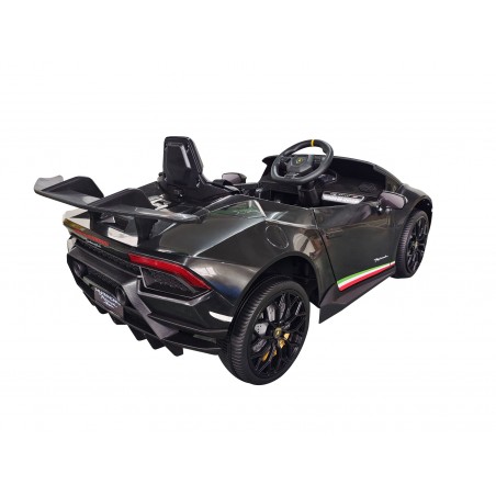 Auto Macchina Elettrica per Bambini 12V Lamborghini Huracán con Telecomando Porte apribili Led e suoni Mp3