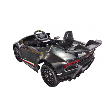 Auto Macchina Elettrica per Bambini 12V Lamborghini Huracán con Telecomando Porte apribili Led e suoni Mp3