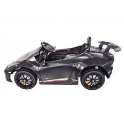 Auto Macchina Elettrica per Bambini 12V Lamborghini Huracán con Telecomando Porte apribili Led e suoni Mp3