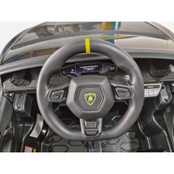 Auto Macchina Elettrica per Bambini 12V Lamborghini Huracán con Telecomando Porte apribili Led e suoni Mp3