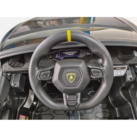 Auto Macchina Elettrica per Bambini 12V Lamborghini Huracán con Telecomando Porte apribili Led e suoni Mp3