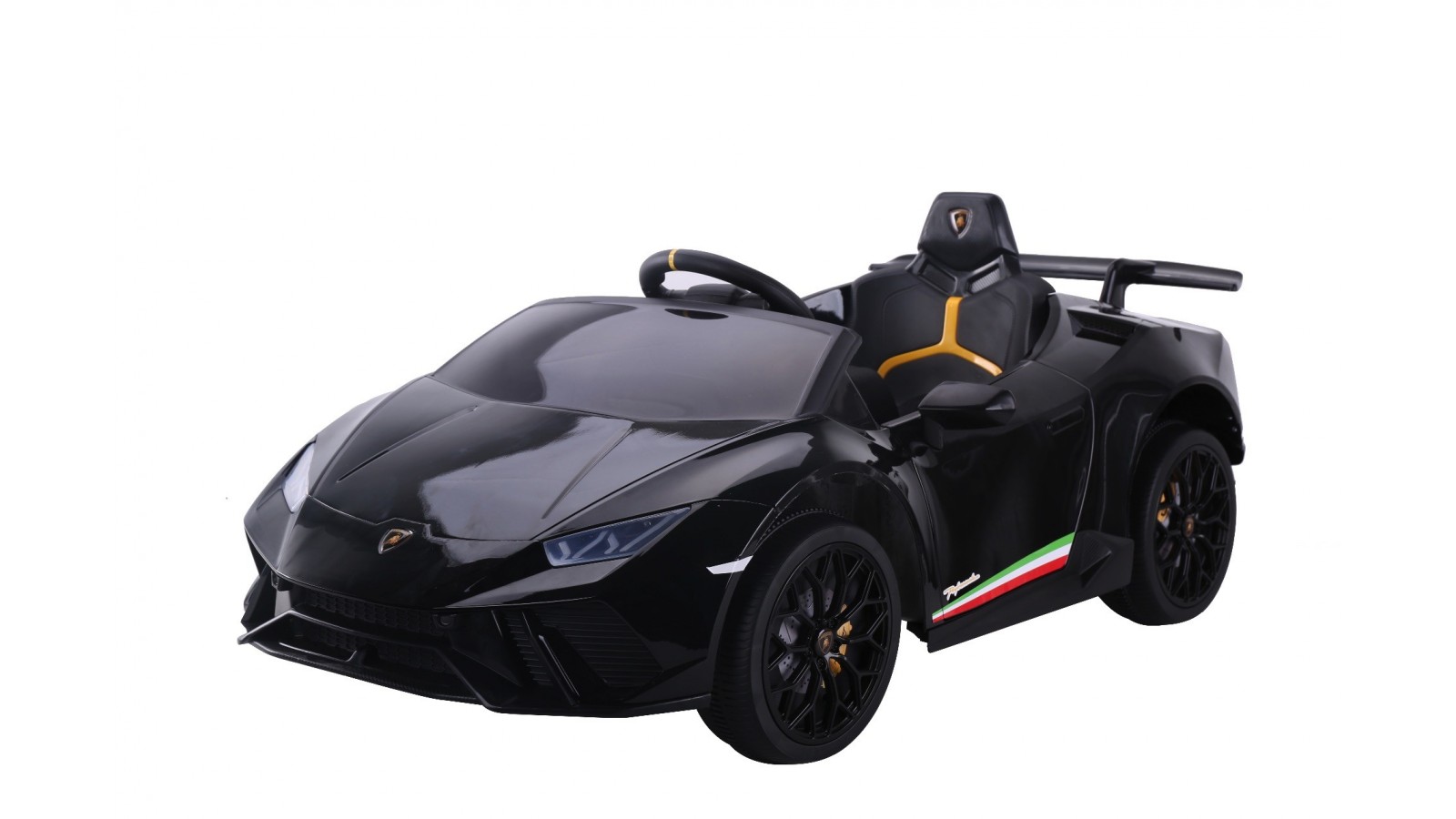 Auto Macchina Elettrica per Bambini 12V Lamborghini Huracán con Telecomando Porte apribili Led e suoni Mp3