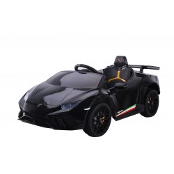 Auto Macchina Elettrica per Bambini 12V Lamborghini Huracán con Telecomando Porte apribili Led e suoni Mp3