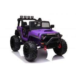 Auto Macchina Elettrica Fuoristrada Big Adventure 24V per Bambini 2 Posti Full Optional sedile in pelle telecomando porte apribi