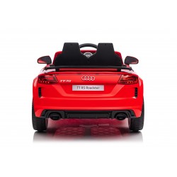 Auto Macchina Elettrica per Bambini 12V Audi TT RS Sedile Pelle con Telecomando Blue