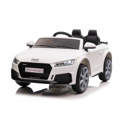 Auto Macchina Elettrica per Bambini 12V Audi TT RS Sedile Pelle con Telecomando