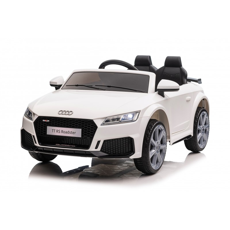 Auto Macchina Elettrica per Bambini 12V Audi TT RS Sedile Pelle con Telecomando