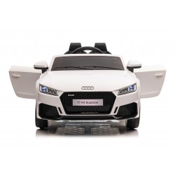 Auto Macchina Elettrica per Bambini 12V Audi TT RS Sedile Pelle con Telecomando