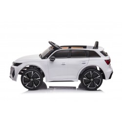 Auto Macchina Elettrica per Bambini 12V Audi RS 6 Sedile Pelle con Telecomando