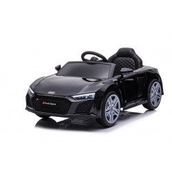 Auto Macchina Elettrica 12V NEW Audi R8 Spyder per Bambini Led MP3 con Telecomando Sedile in pelle Nera