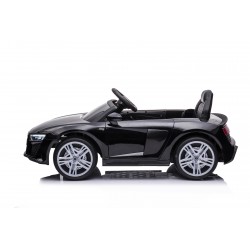 Auto Macchina Elettrica 12V NEW Audi R8 Spyder per Bambini Led MP3 con Telecomando Sedile in pelle Nera