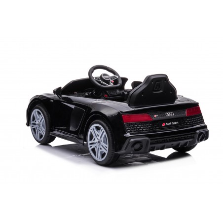 Auto Macchina Elettrica 12V NEW Audi R8 Spyder per Bambini Led MP3 con Telecomando Sedile in pelle Nera