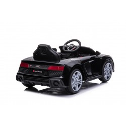 Auto Macchina Elettrica 12V NEW Audi R8 Spyder per Bambini Led MP3 con Telecomando Sedile in pelle Nera