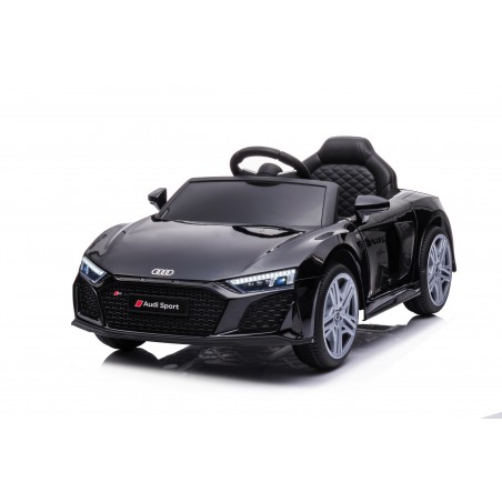 Auto Macchina Elettrica 12V NEW Audi R8 Spyder per Bambini Led MP3 con Telecomando Sedile in pelle Nera