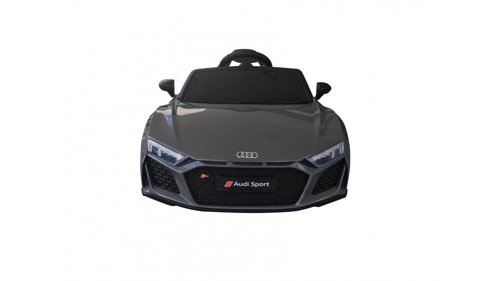 Auto Macchina Elettrica 12V NEW Audi R8 Spyder per Bambini Led MP3 con Telecomando Sedile in pelle Grigia