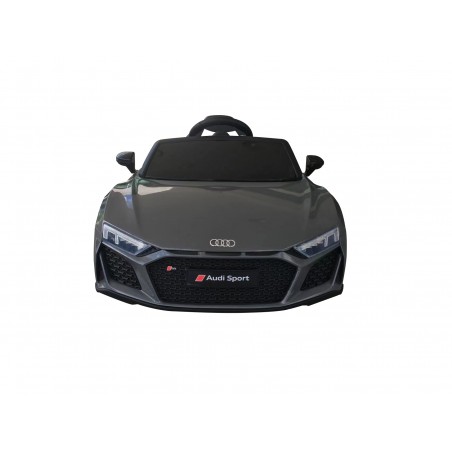 Auto Macchina Elettrica 12V NEW Audi R8 Spyder per Bambini Led MP3 con Telecomando Sedile in pelle Grigia