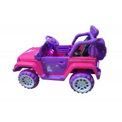 Auto macchina elettrica fuoristrada Unicorno per Viola Celeste 12V MP3 Led con Telecomando Full Optional Sedili in Pelle