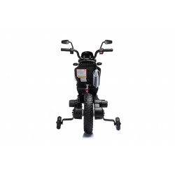 Moto Elettrica 12V per bambini Aprilia RX con Musiche Luci Mp3 Marcia avanti e indietro Sospensione a Molla Rosso-Nero