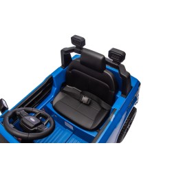 Auto Elettrica per Bambini Ford Ranger Raptor 12 Volt Ruote in Gomma Sedile in Pelle Porte Apribili Telecomando Tappetino Blue